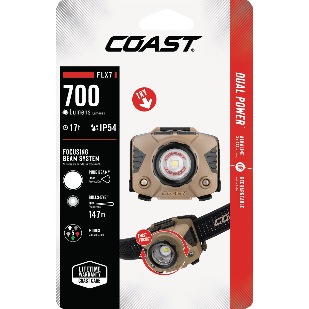 Coast FLX7 LED Pure Beam Headlamp Image 2