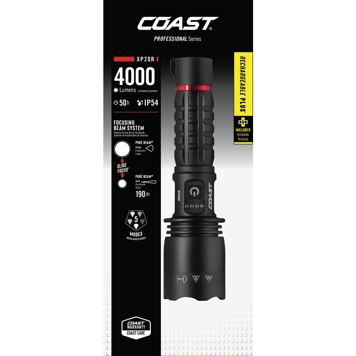 Coast XP20R 4000 Lm. Flashlight Image 2