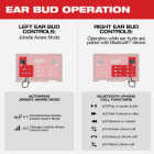 Milwaukee REDLITHIUM USB Bluetooth Jobsite Earbuds Image 9
