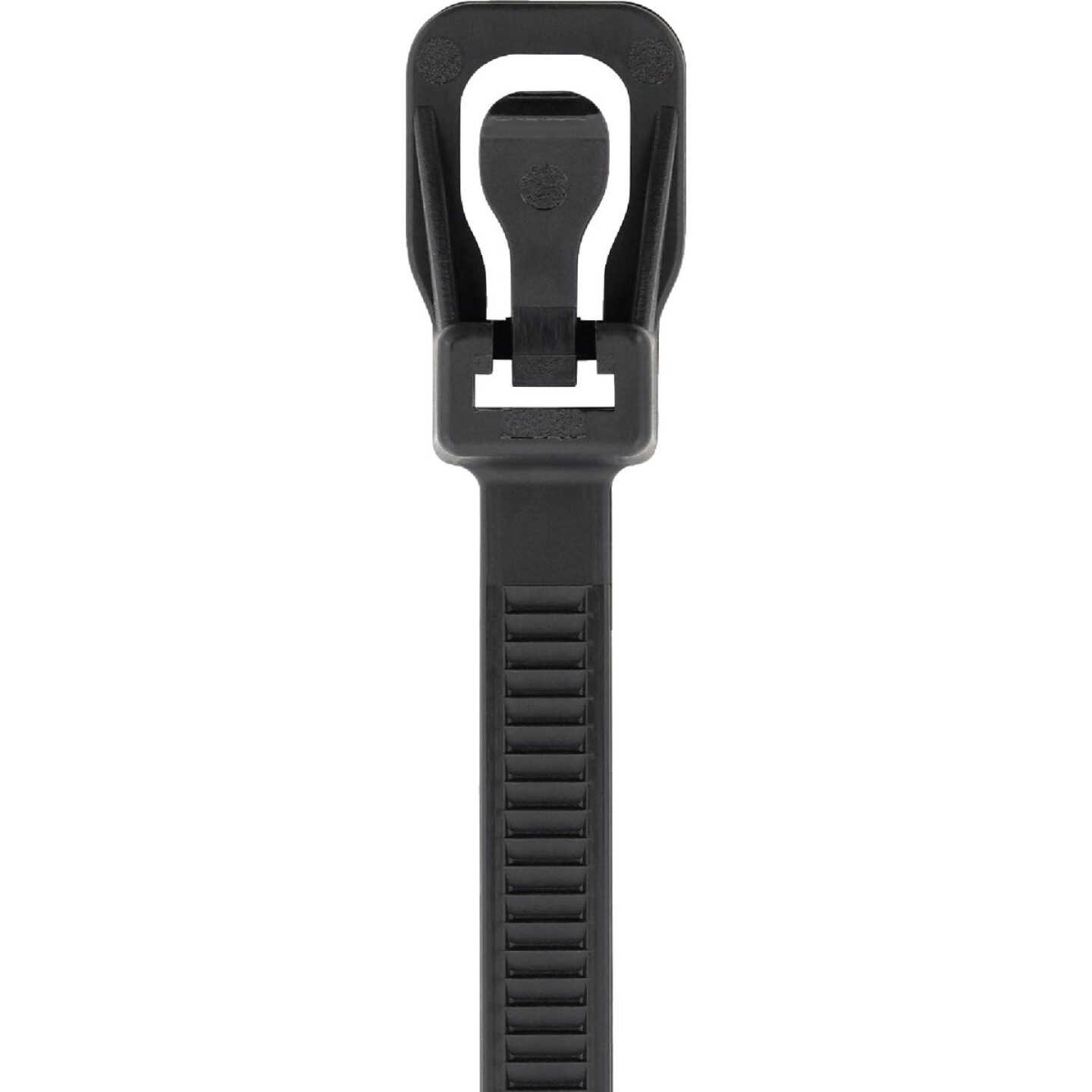 RETYZ EveryTie 10 In. Black Releasable Tie (100-Pack) Image 4