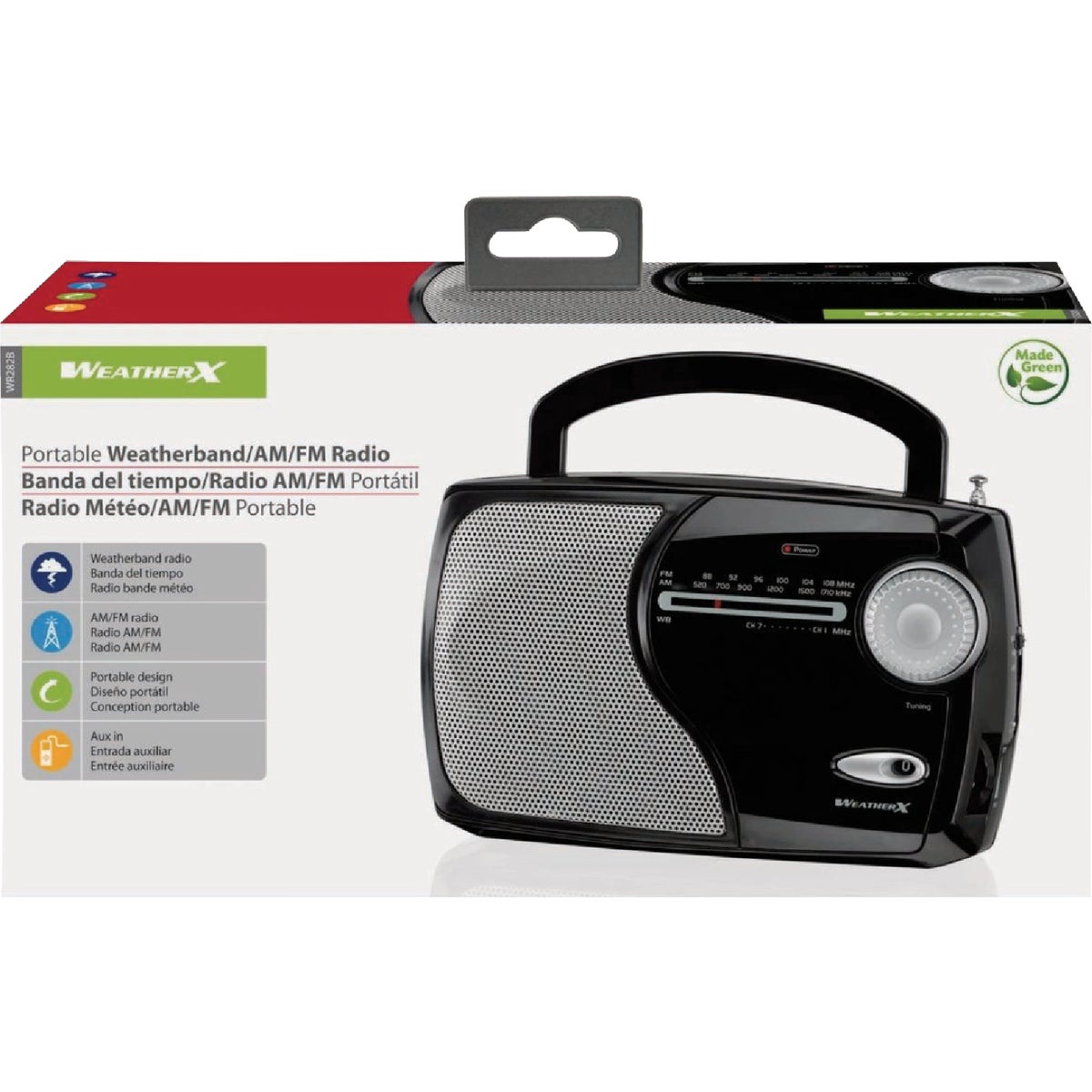 WeatherX AM/FM Weatherband Radio with Direct Tuning Image 3