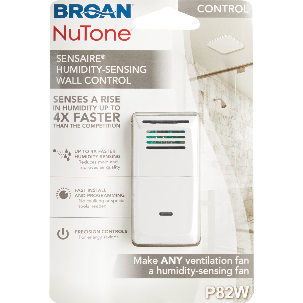 Broan-NuTone Sensaire White 720W Humidity Sensing Control Switch Image 2