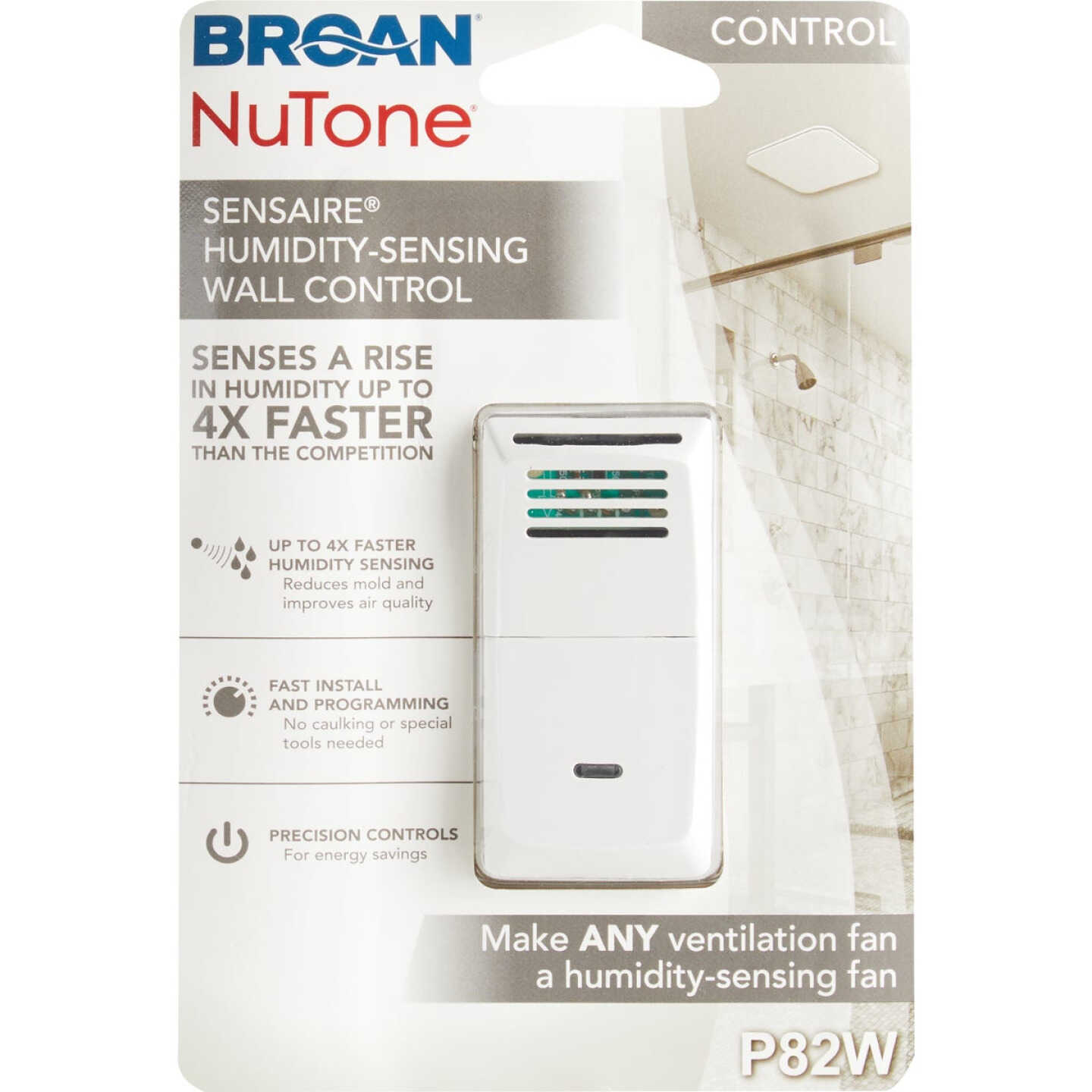 Broan-NuTone Sensaire White 720W Humidity Sensing Control Switch Image 2
