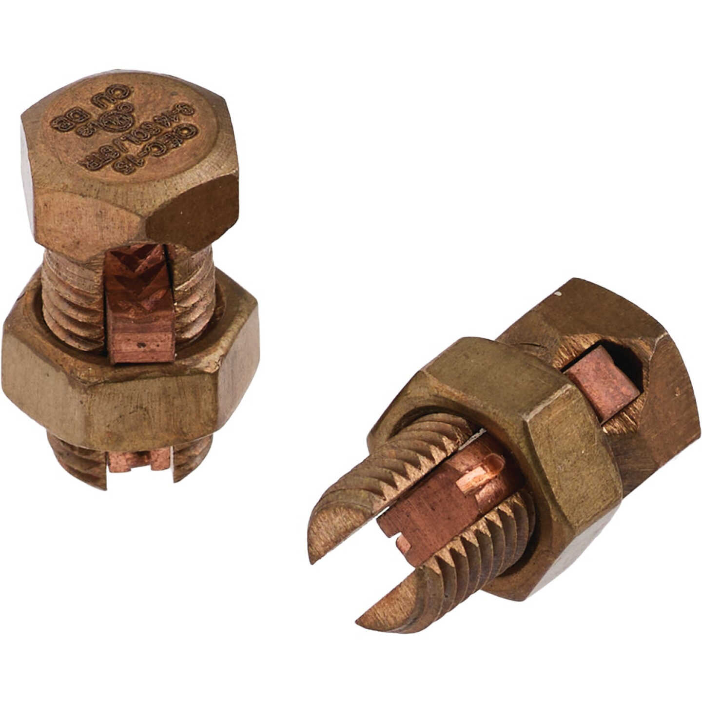 Southwire #10 SOL/STR to #8 SOL/STR Copper Alloy Split Bolt Connector Image 3
