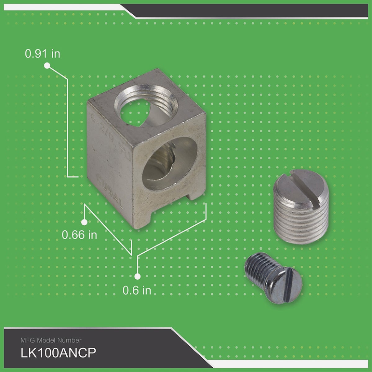 Square D QO/Homeline 100A Aluminum Neutral Lug Kit Image 4