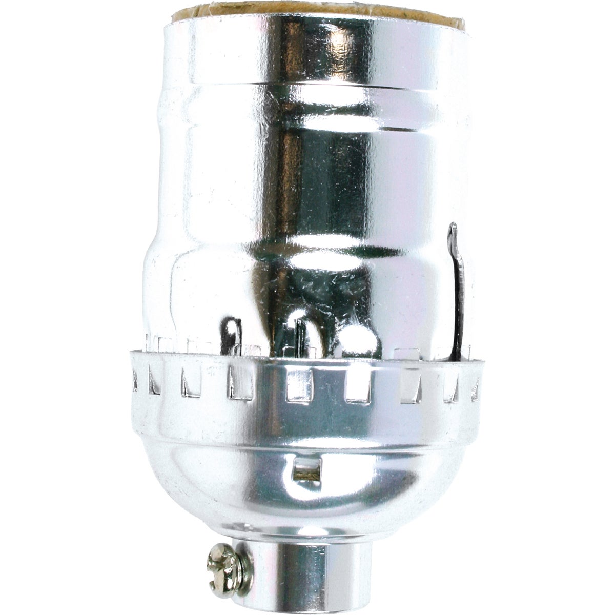 Jandorf Keyless Medium Base Nickel Lamp Socket Image 1