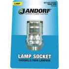 Jandorf Keyless Medium Base Nickel Lamp Socket Image 2