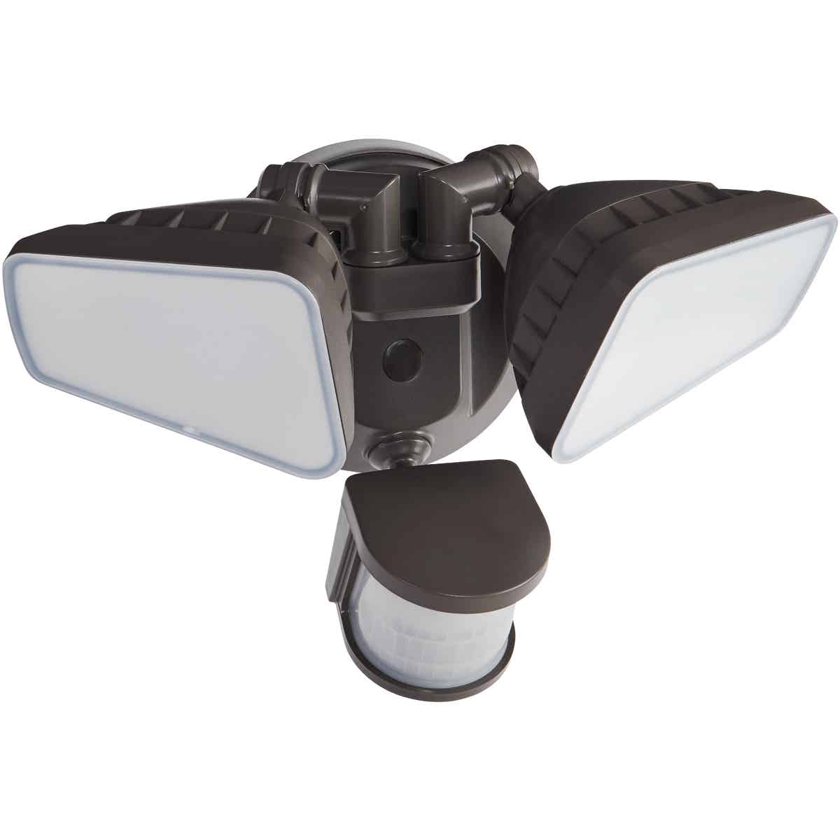 Bronze Motion Sensing Dusk-to-Dawn LED Floodlight Fixture Image 3