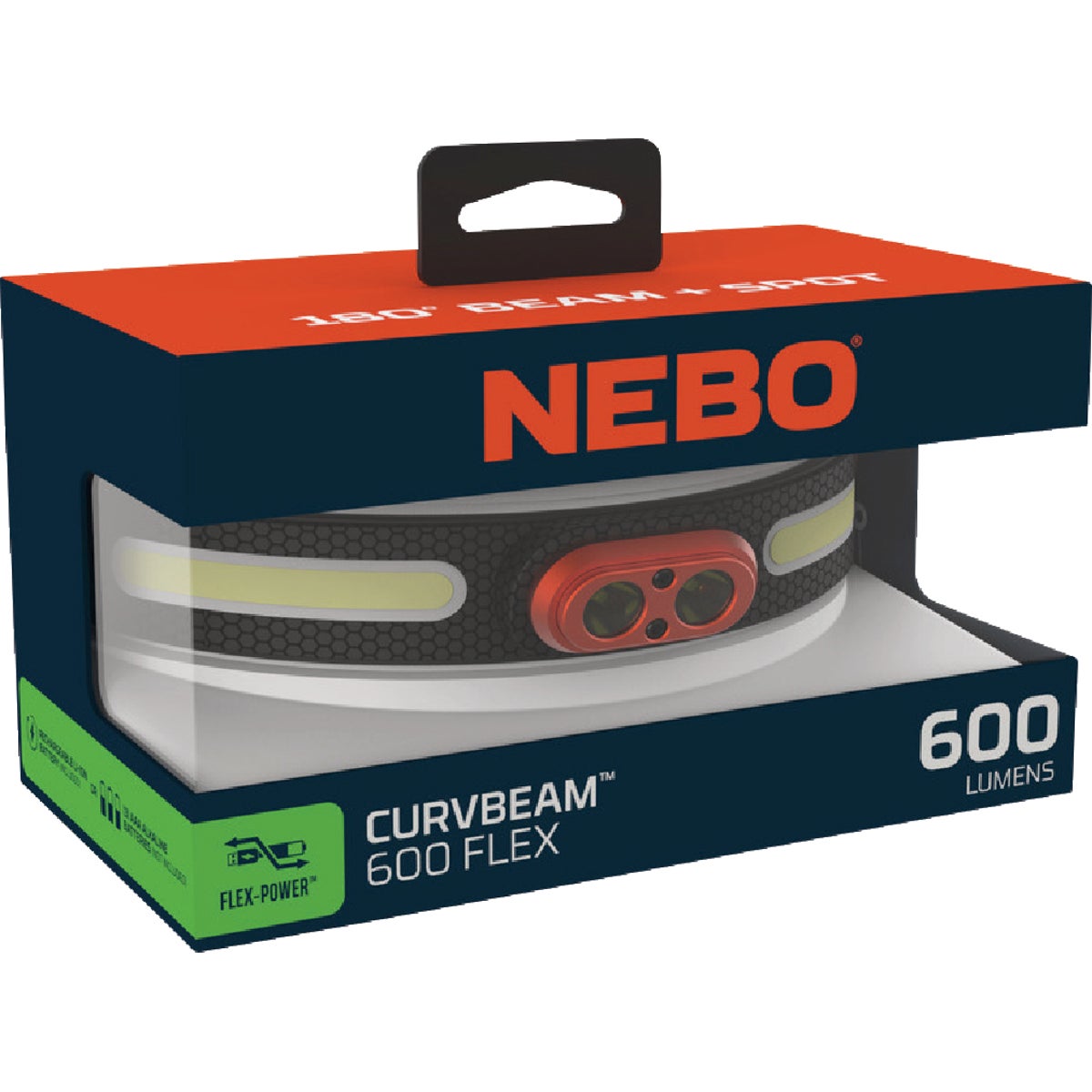Nebo CurvBeam 600 Flex 600 Lm. LED Rechargeable Headlamp Image 4