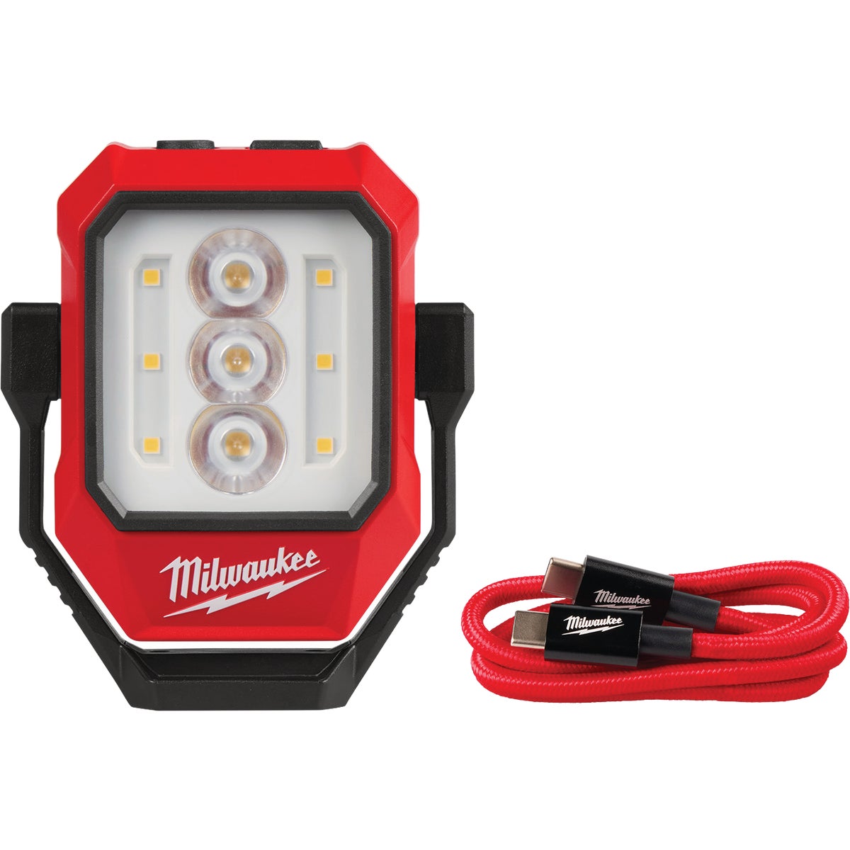 Milwaukee LED Rechargeable Pivoting Task Light with Spot Mode