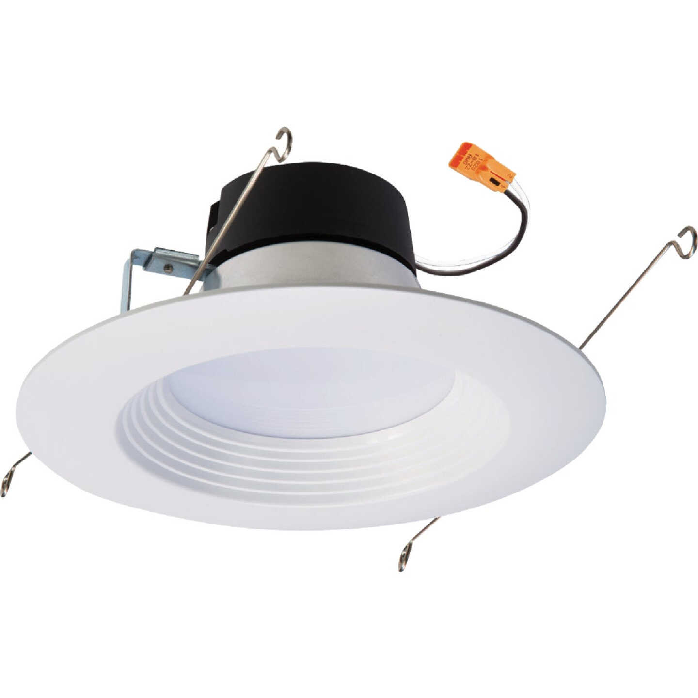 Halo 5 in./6 in. Retrofit IC Rated White LED Recessed Light Fixture (6-Pack) Image 1