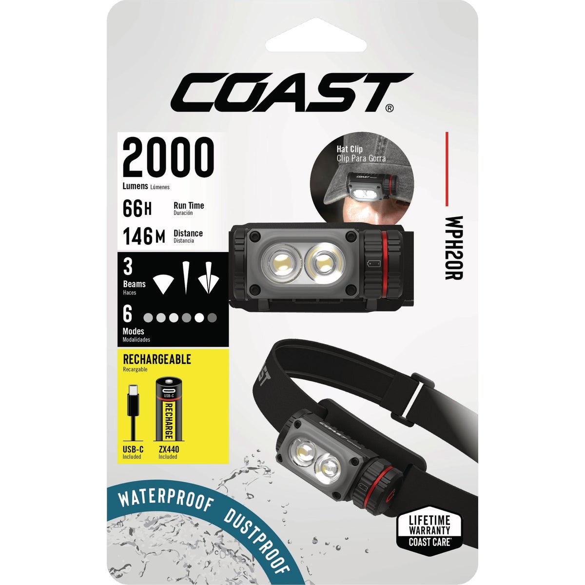 Coast WPH20R 2000 Lm. LED Headlamp Image 2