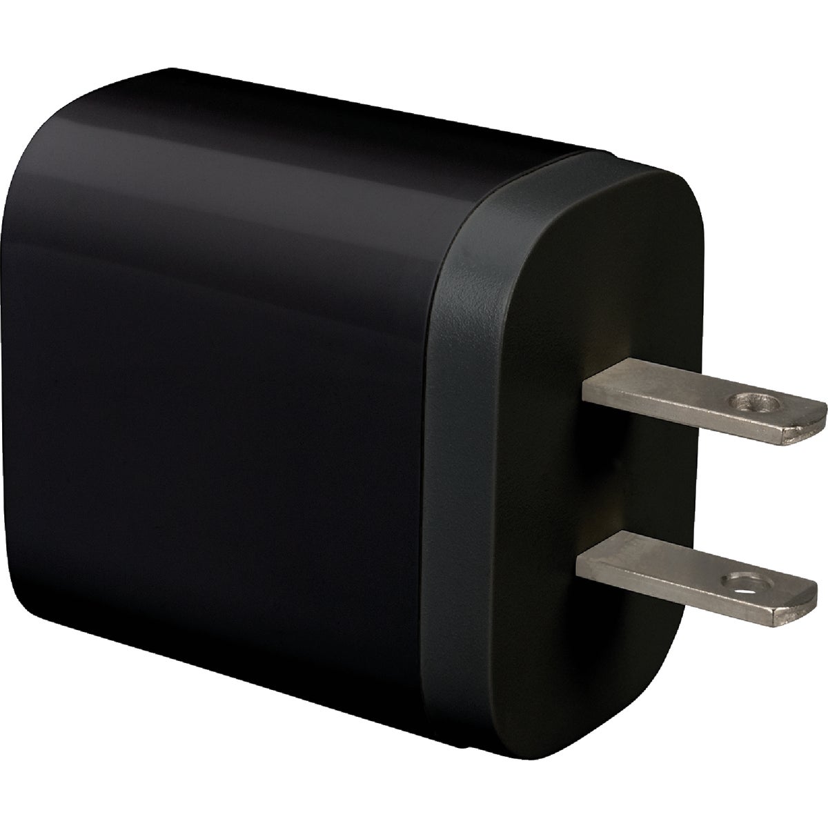 Blue Jet AC Outlet Black Fast Charge 18W Wall USB-C Charger with Power Delivery (PD) & QC Image 3