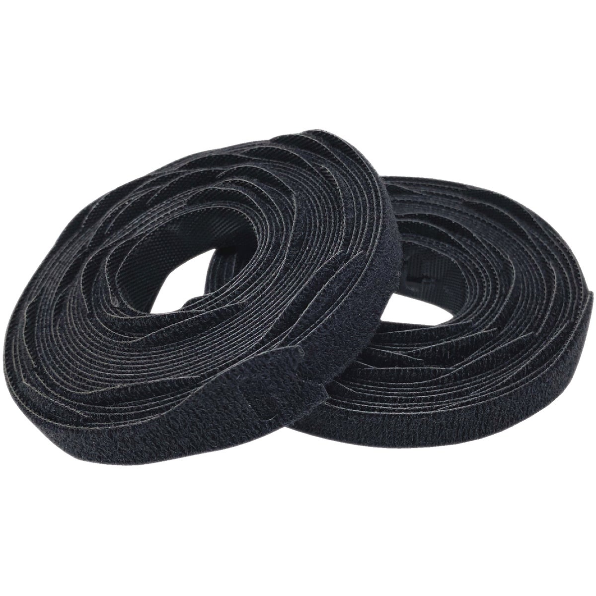 Wrap-It Storage 8 In. Black Self-Gripping Cable Tie Roll (50-Pack)