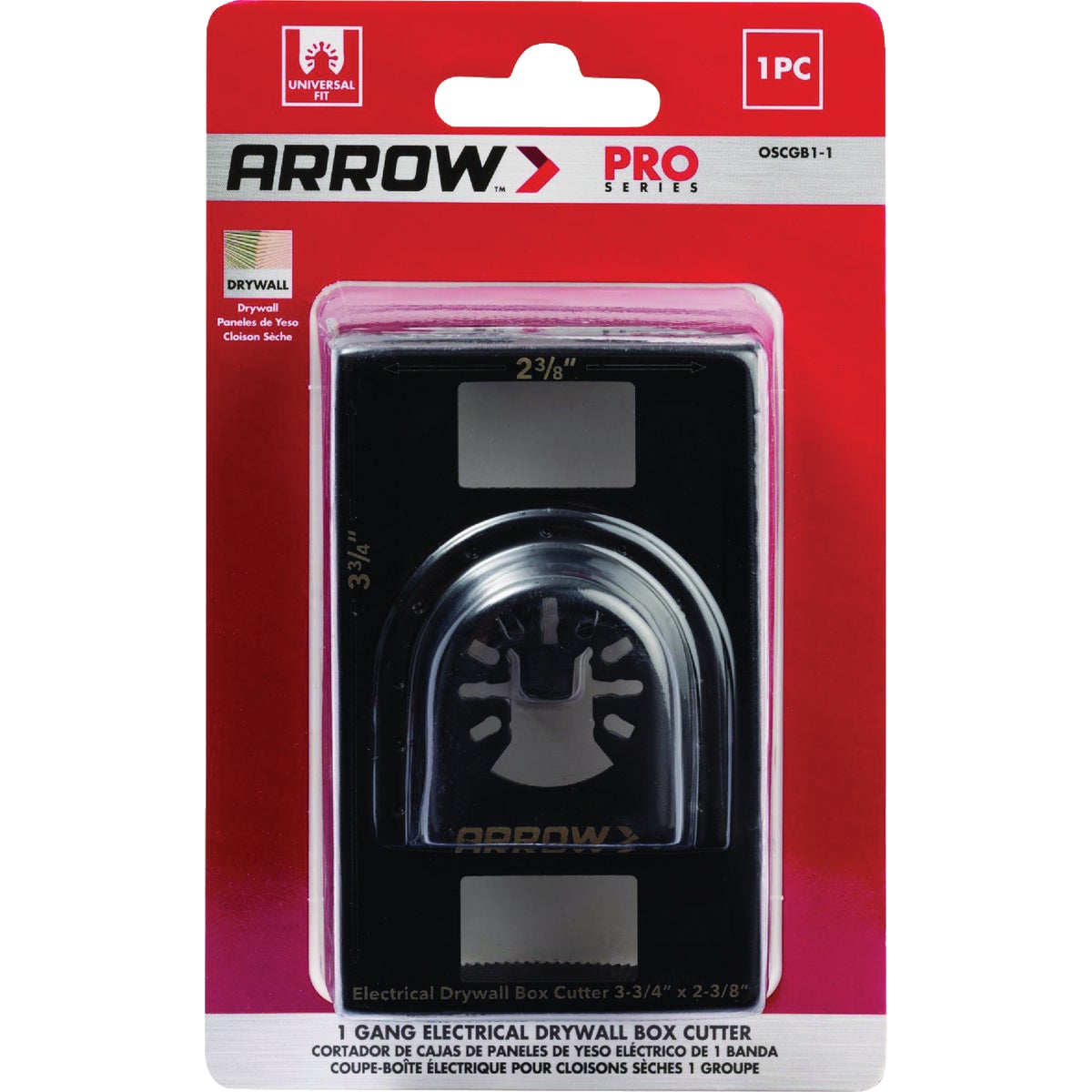 Arrow 2-7/8 In. x 3-3/4 In. Single Gang Box Cutter Image 7