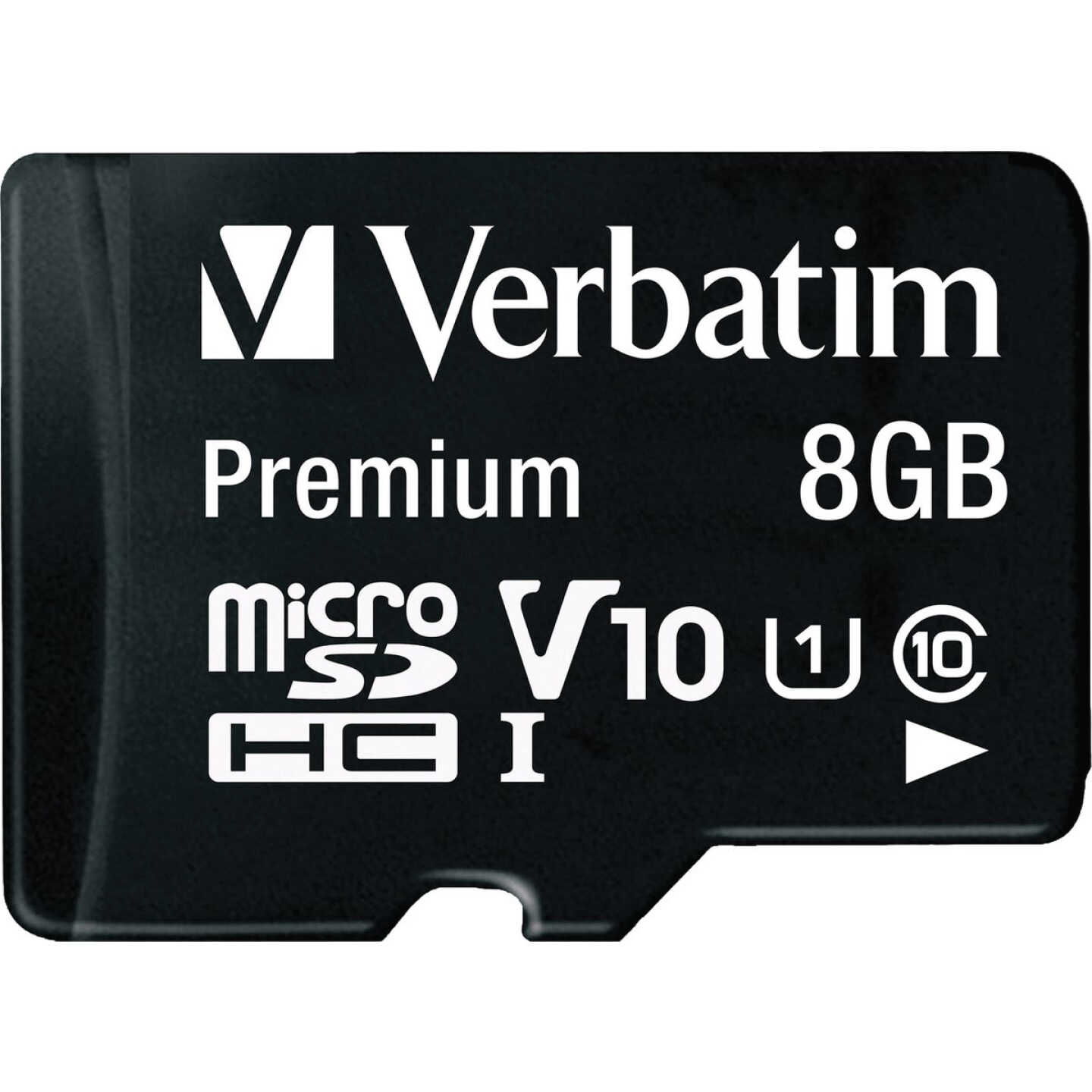Verbatim Class 10 8GB MicroSDHC Card with Adapter Image 2