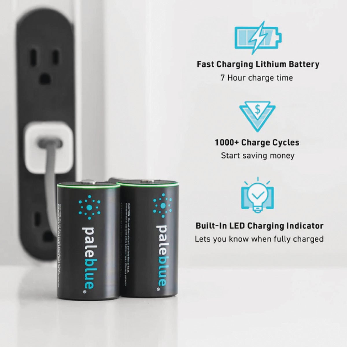 Paleblue D Lithium-Ion Rechargeable Battery (2-Pack) Image 4