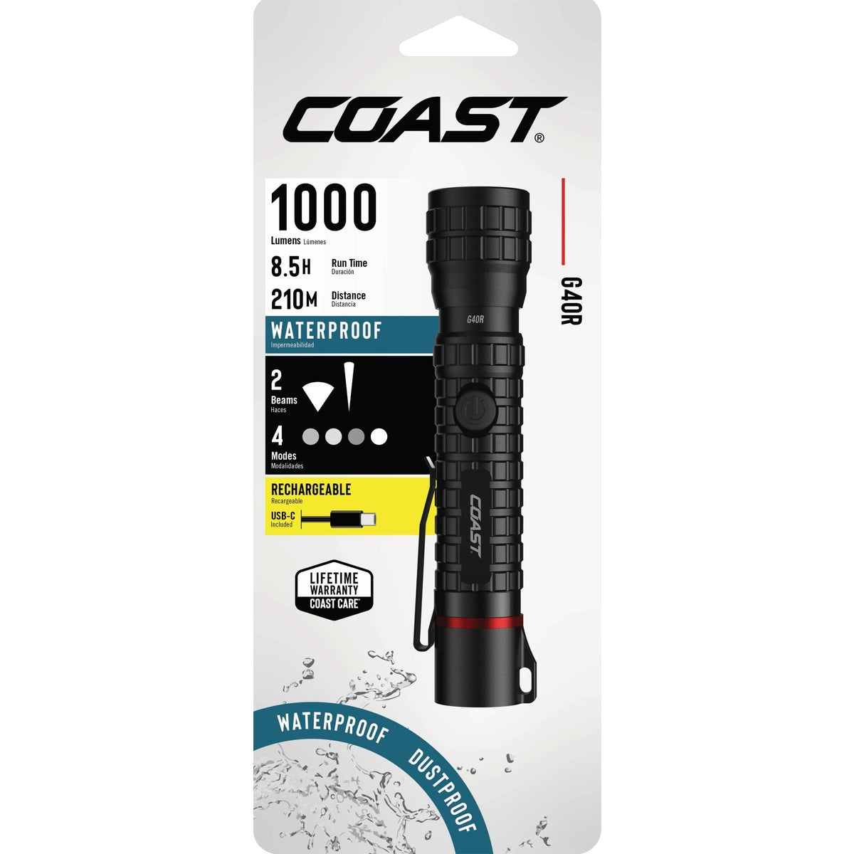 Coast G40R 1000 Lm. Flashlight Image 2