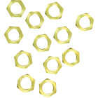 Jandorf 1/8 In. IP Solid Brass Hex Nuts (12-Pack) Image 1