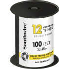 Southwire SIMpull 100 Ft. 12 AWG Stranded Black THHN Electrical Wire Image 1