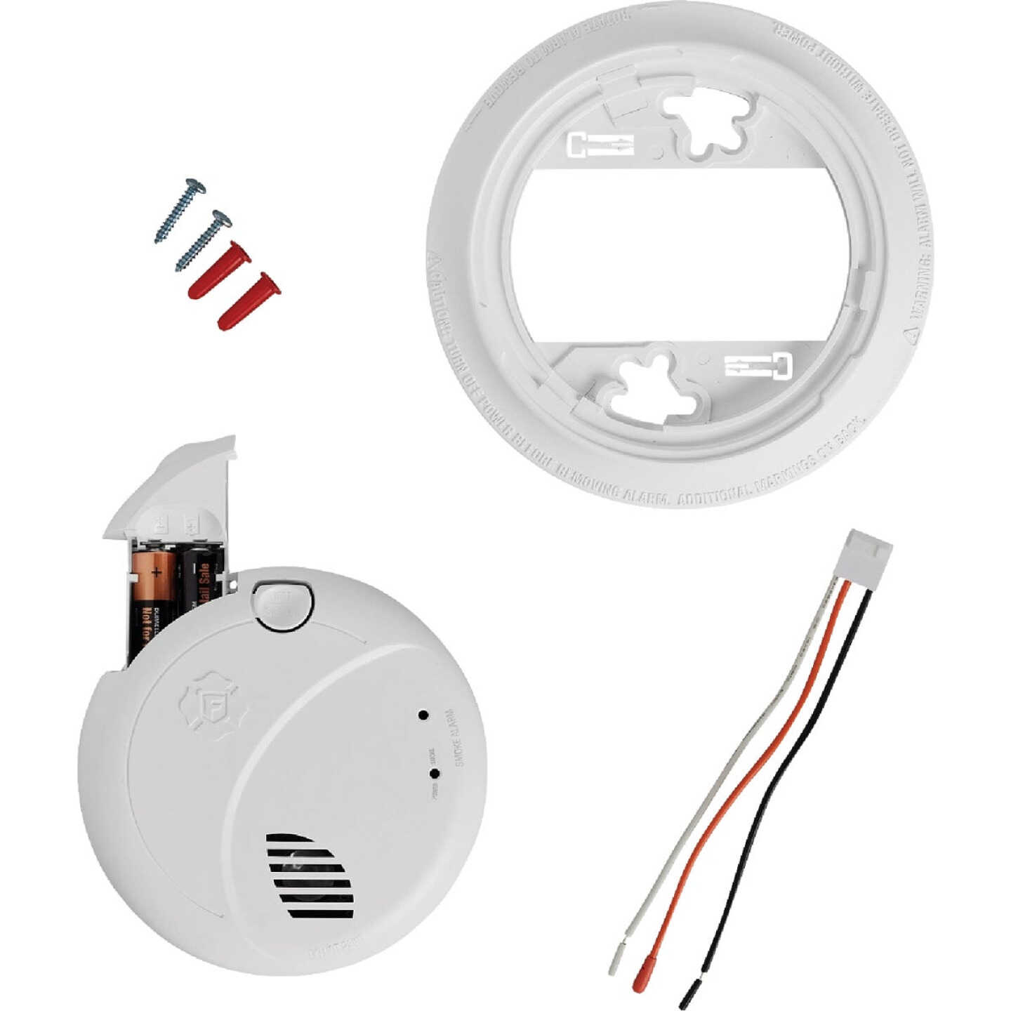 BRK SM100V-AC Interconnect Hardwired Photoelectric Smoke Alarm with Voice Alerts Image 6