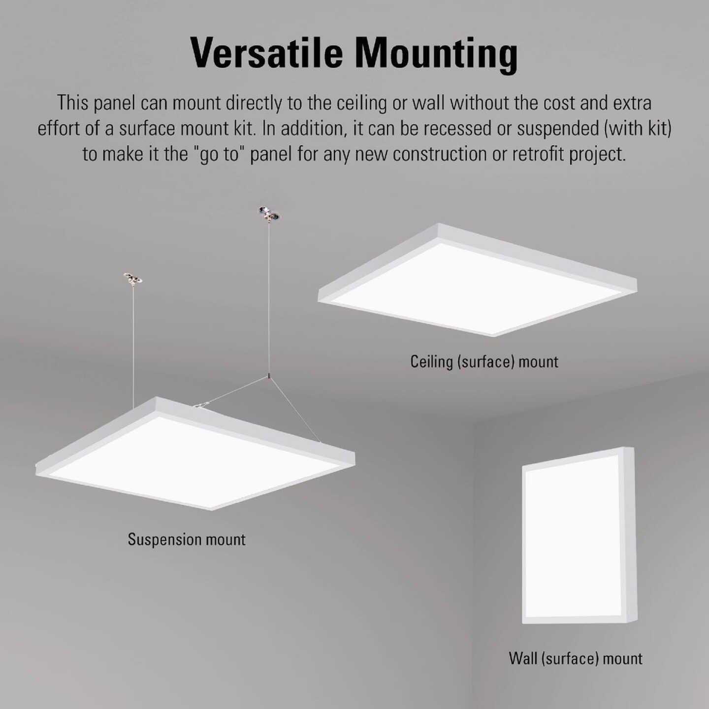 Metalux 1 Ft. x 4 Ft. Multi-Mount Utility Surface Mount Fixture Image 5