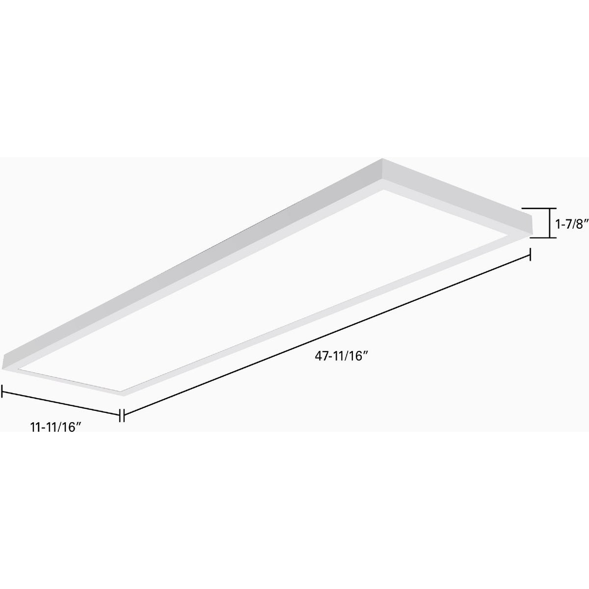 Metalux 1 Ft. x 4 Ft. Multi-Mount Utility Surface Mount Fixture Image 2