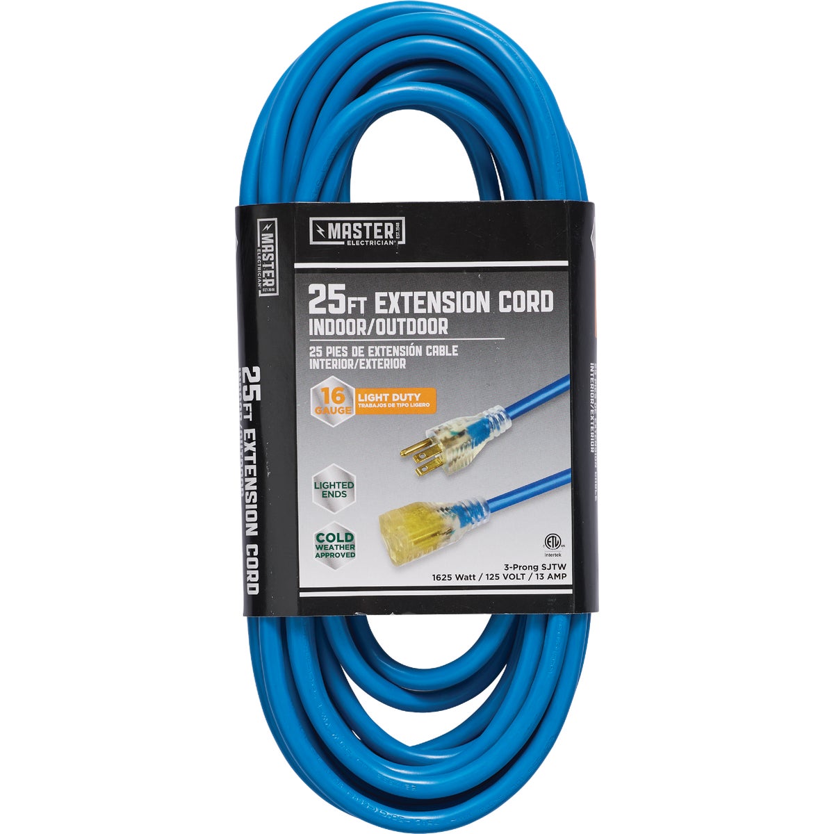 Master Electrician 25 Ft. 16/3 Outdoor Extension Cord