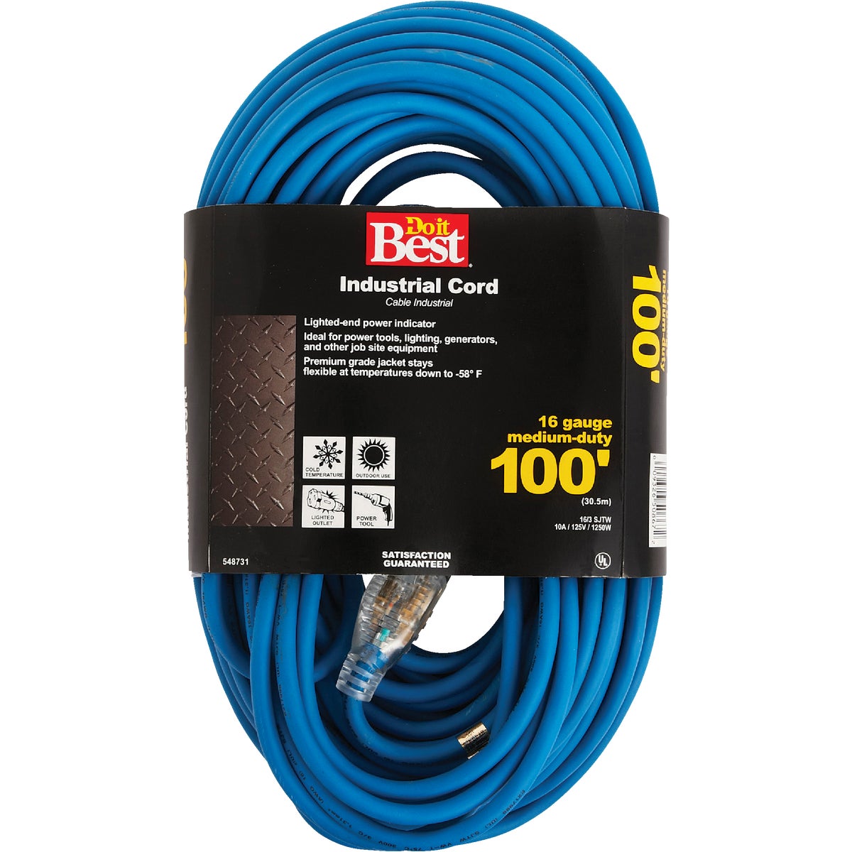 Master Electrician 100 Ft. 16/3 Outdoor Extension Cord