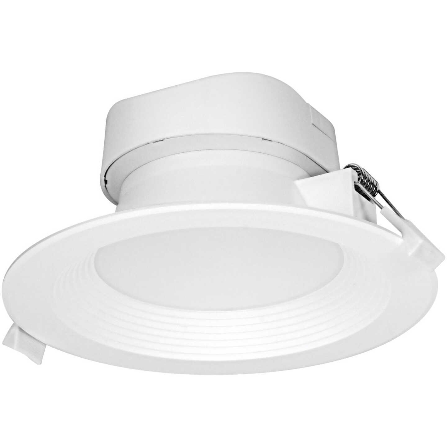 Satco 5 In./6 In. Direct Wired IC Rated White 4000K LED Recessed Light Kit Image 1