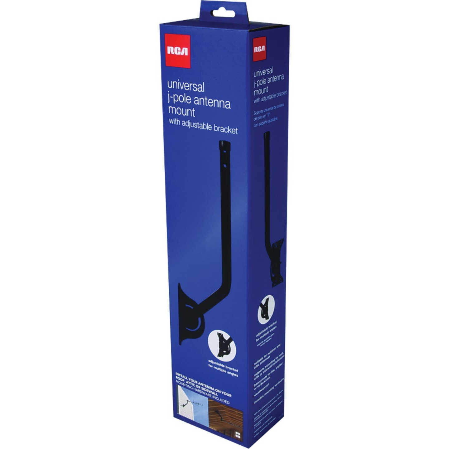 RCA 18.8 In. L. Universal Outdoor Antenna J-Pole with Adjustable Bracket Image 1
