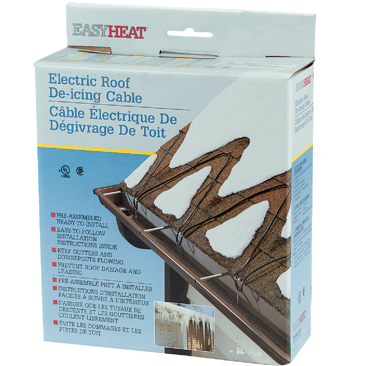 Easy Heat 80 Ft. 120V 5W De-Icing Roof Cable Image 1