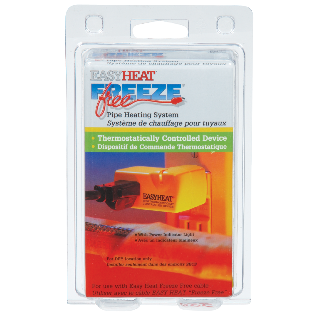 Easy Heat Freeze Free 125V 15A Pipe Heating Cable Thermostat Image 2