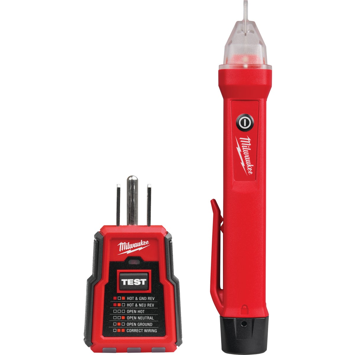 Milwaukee 50 to 1000V GFCI Receptacle Tester & Voltage Detector