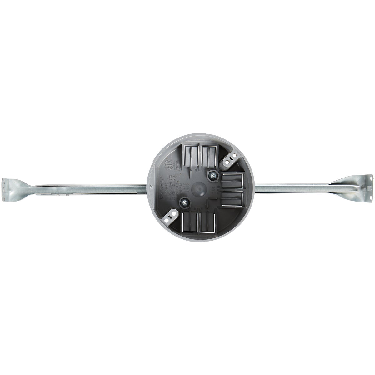 50 Lb. Rating Hanger PVC Molded New Work Ceiling Box Image 2
