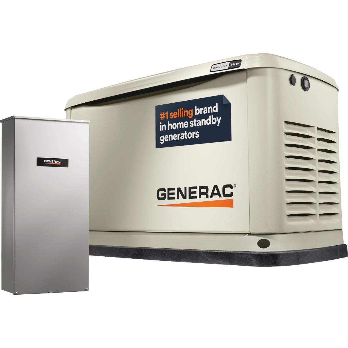 Generac Guardian WiFi 21,000W Natural Gas/24,000W LP Home Standby Generator with 200A Automatic Transfer Switch