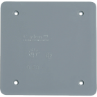 Carlon 2-Gang Blank 4 In. x 4 In. Square Blank Cover Image 1