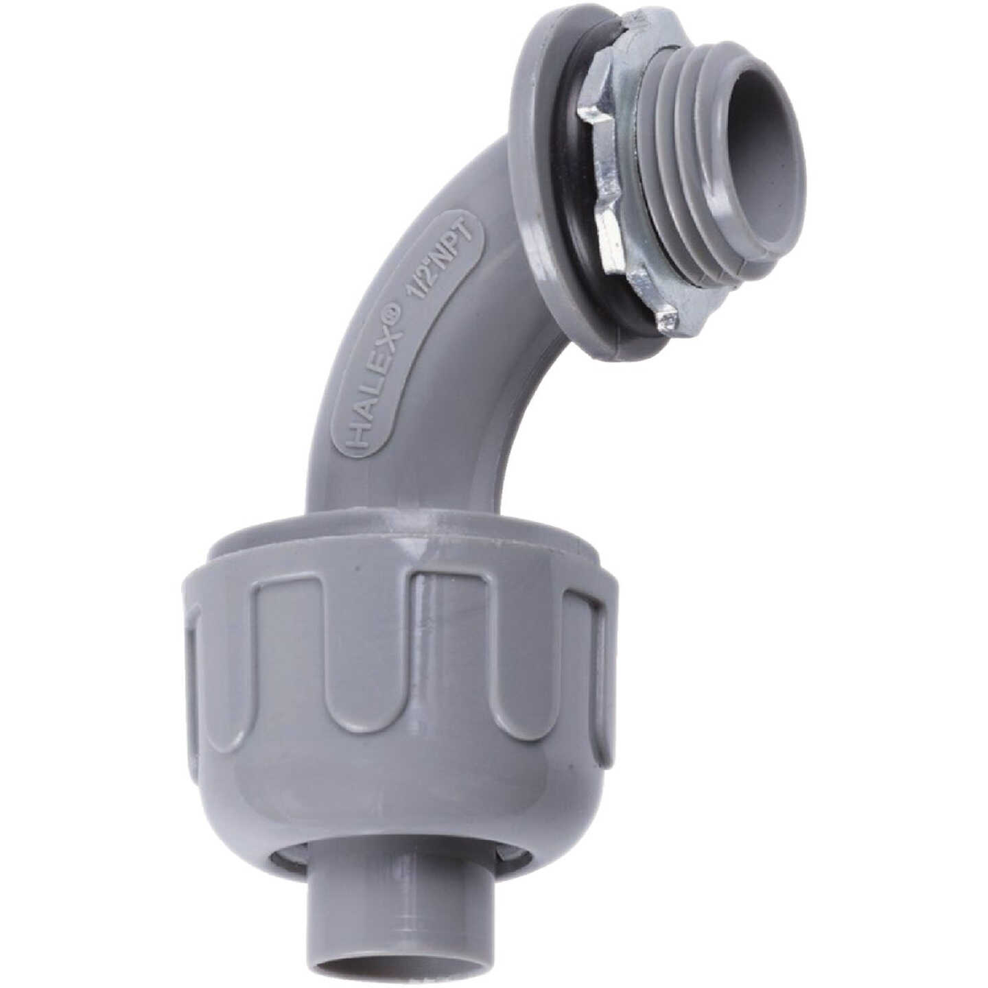 Halex 3/4 In. 90 Deg Quick-Set Liquid Tight Connector Image 1