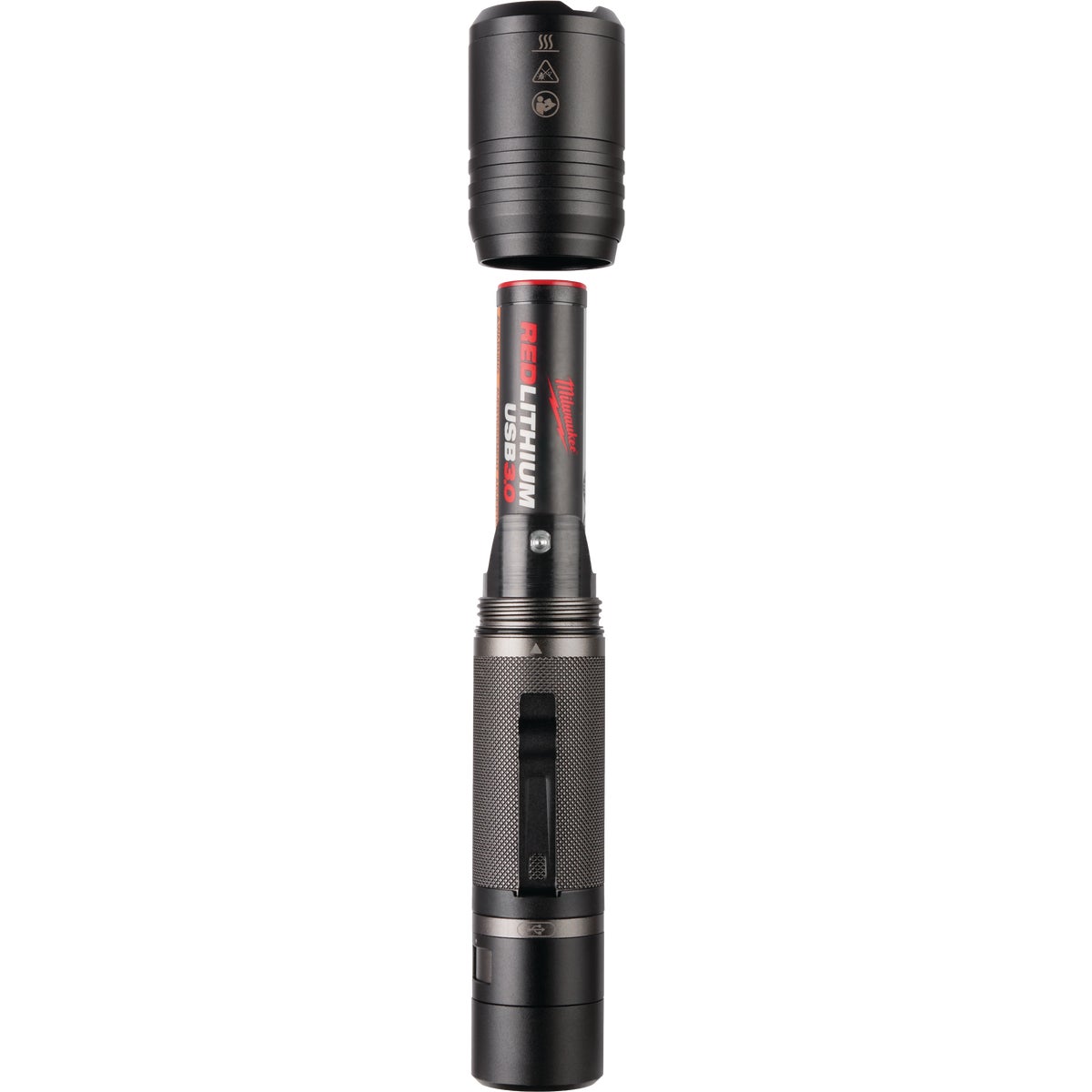 Milwaukee REDLITHIUM 2000 Lm. LED USB Slide Focus Flashlight Image 10