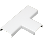 Wiremold CordMate White 1-5/16 In. W x 7/16 In. H. 90 Deg T-Fitting Image 1