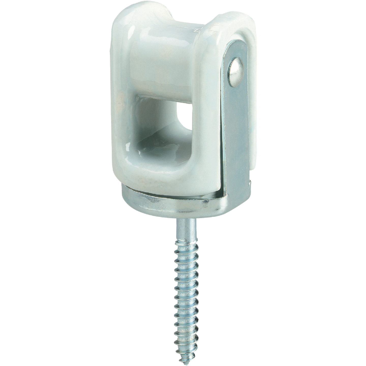 Halex 2-1/2 In. Screw Porcelain Heavy-Duty Wire Holder Image 1
