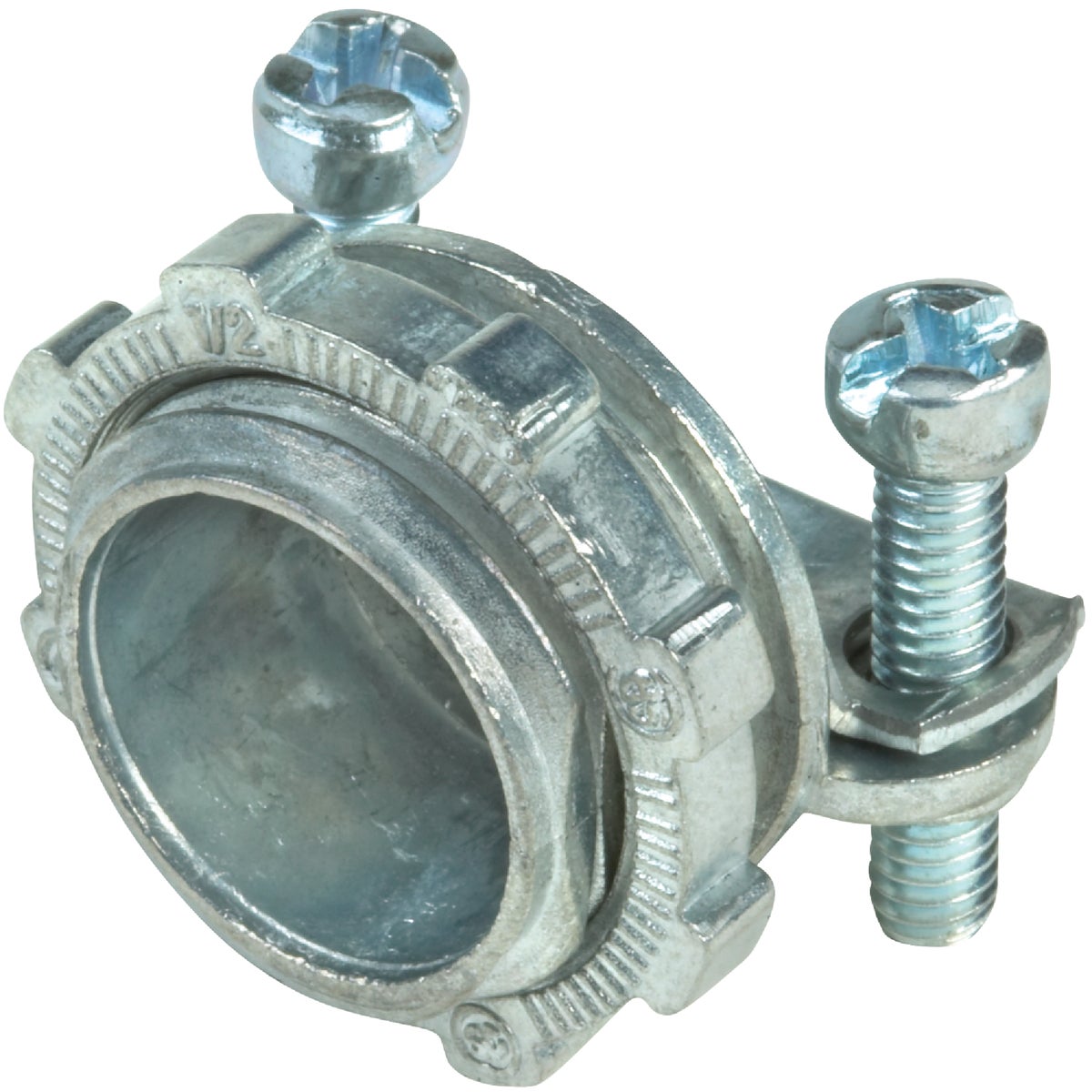 Halex 3/8 In. Die Cast-Zinc Clamp 10/3 Wire Size Box Connector (5-Pack) Image 1