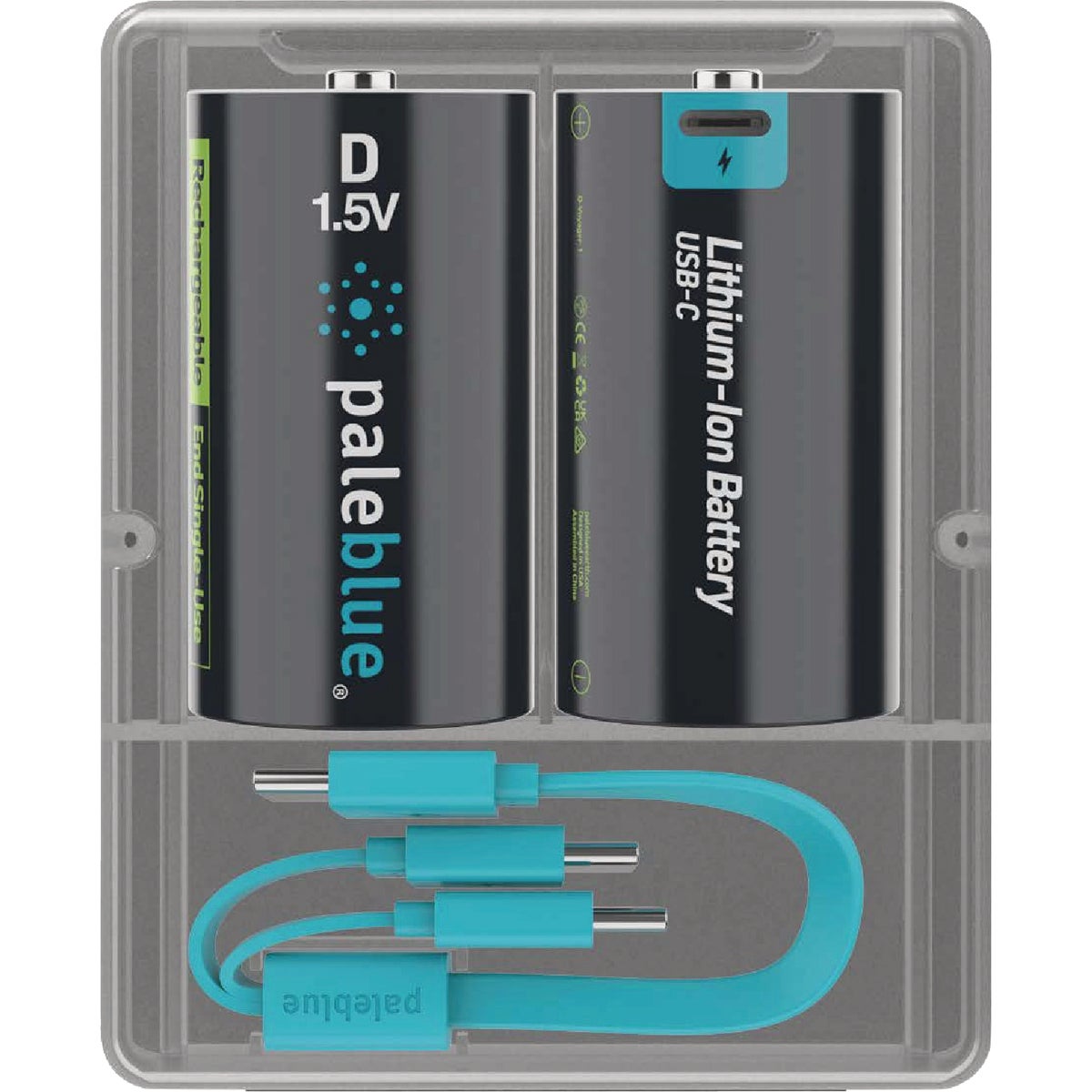 Paleblue D Lithium-Ion Rechargeable Battery (2-Pack)