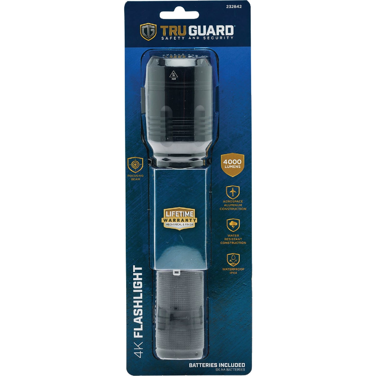 TruGuard 4000 Lm. LED Tactical Flashlight Image 2