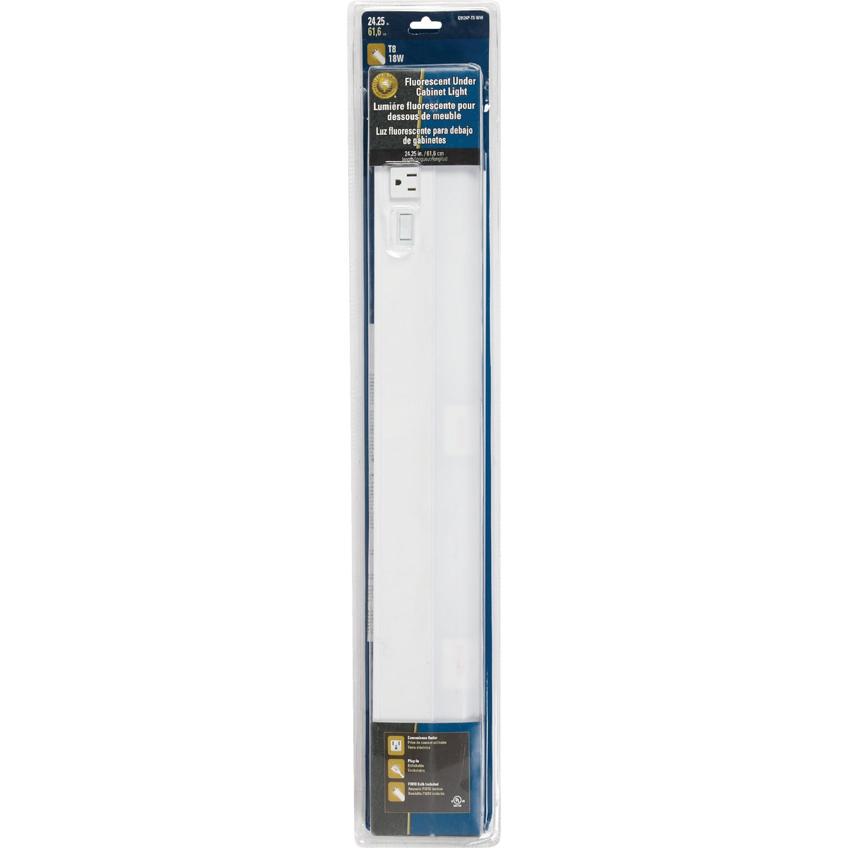 Good Earth Lighting 24 In. F18T8 White Fluorescent Under Cabinet Light Image 2