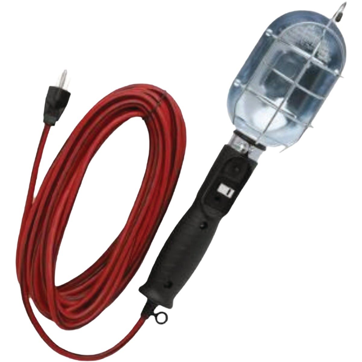 Master Electrician 75W 6 Ft. 16/3 Grounded Safety Stripe Cord Deluxe Incandescent Trouble Work Light