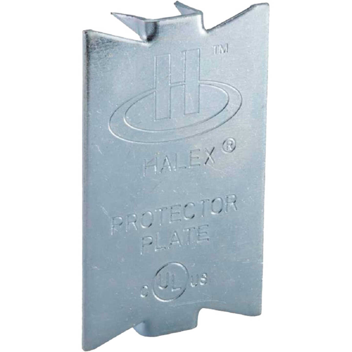 Halex 2-1/2 In. x 1-1/2 In. Steel Cable Protector Plate (50-Pack) Image 1