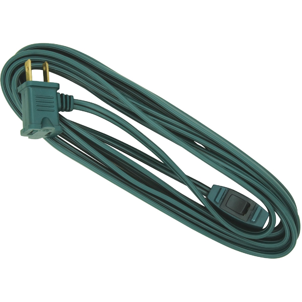 Master Electrician 15 Ft. 16/2 Green Extension Cord with Switch