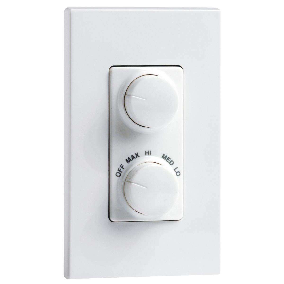WHT FAN & LIGHT CONTROL