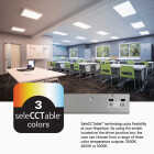 Metalux 2 Ft. x 2 Ft. Selectable CCT & Lumens Integrated LED Panel Light Image 2